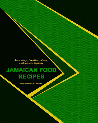 Jamaican Food Recipes Cookbook Cover