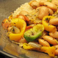 Broad Beans Pepper Stew