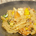 Chicken Corn Coconut Manicotti Salad