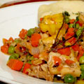 Mixed Vegetables Codfish Stew | Mixed Vegetable and Saltfish