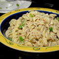 Tuna Pepper Pasta Coconut Stew