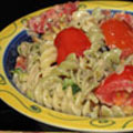 Tuna Tomato Pasta Coconut Stew