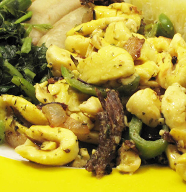 Ackee Red Herring Fish Stew