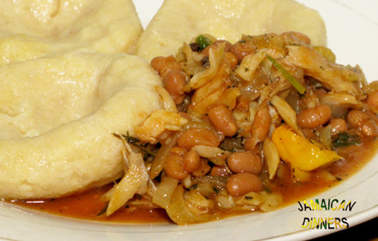 Baked Beans Saltfish/Codfish Stew