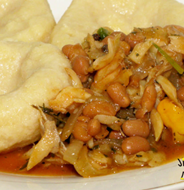 Baked Beans Saltfish/Codfish Stew