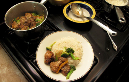 Bone in Chicken Broccoli Oyster Sauce