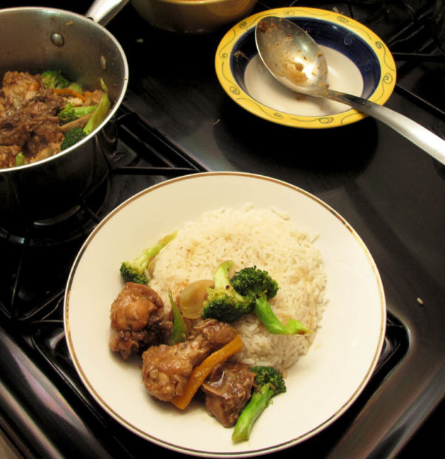 Bone in Chicken Broccoli Oyster Sauce