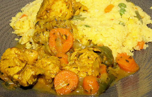 Boneless Curried Chicken