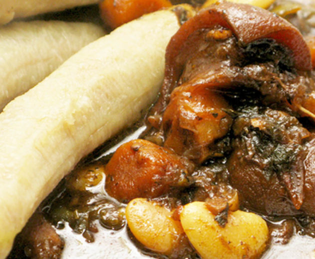 Cow Foot Brown Stew