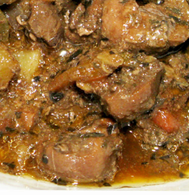 Cow's Kidney Brown Stew