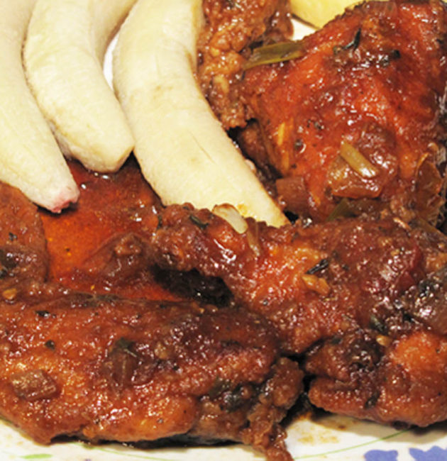 Floured Fried Chicken Parts Brown Stew (method#3 of 3)