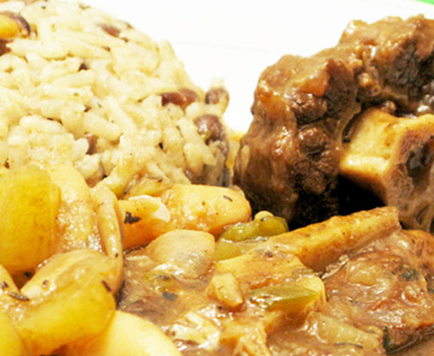 Oxtail Beans Brown Stew