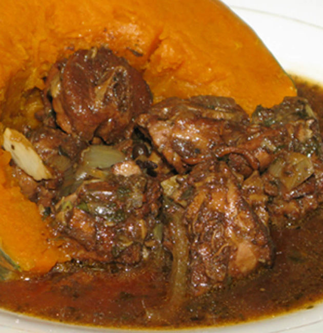 Turkey Neck Brown Stew