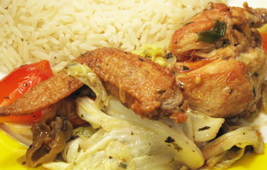 Cabbage Chicken Stir-fry