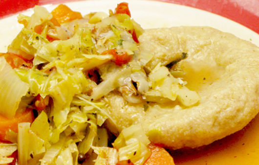 Cabbage & Saltfish/Codfish Stew