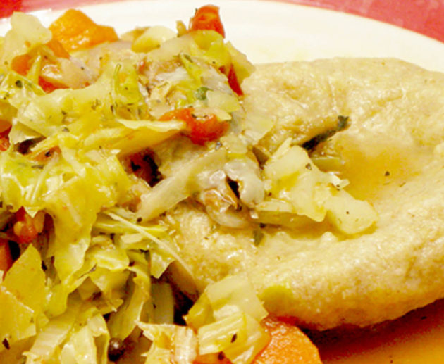 Cabbage & Saltfish/Codfish Stew