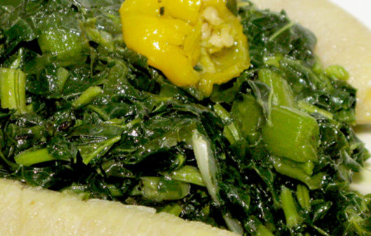 Callaloo & Saltfish/Codfish Stew