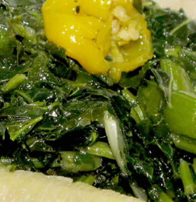 Callaloo & Saltfish/Codfish Stew