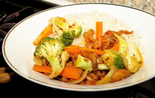 Chicken Cauliflower Stirfry