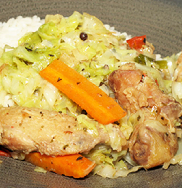 Cabbage and Chicken Stew