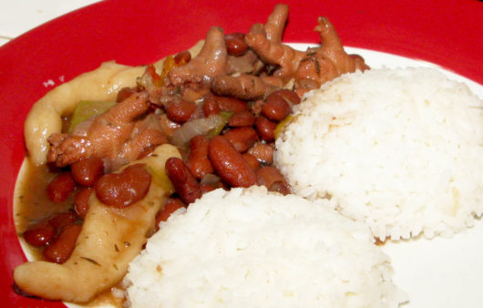 Chicken's Feet Stew Peas