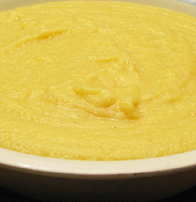 Cornmeal Porridge with Coconut Milk