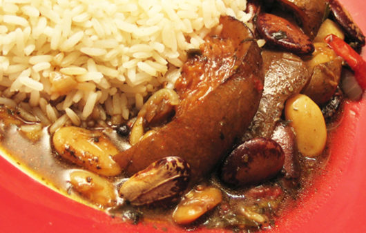 Cow's Skin Brown Stew