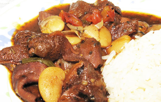 Cow's Tripe Beans Stew