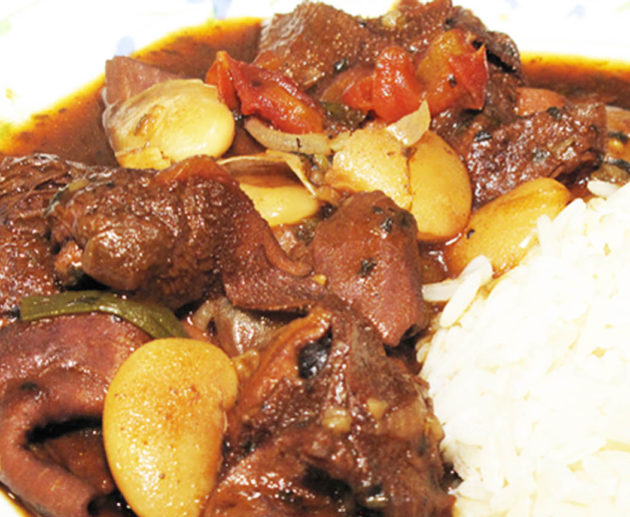 Cow's Tripe Beans Stew