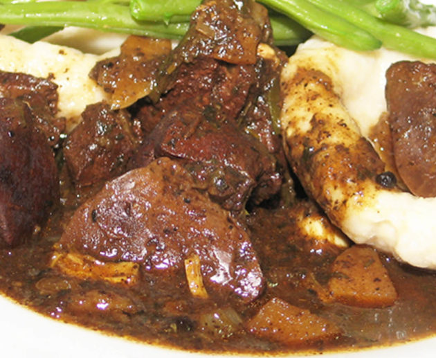 Cow's Heart Brown Stew