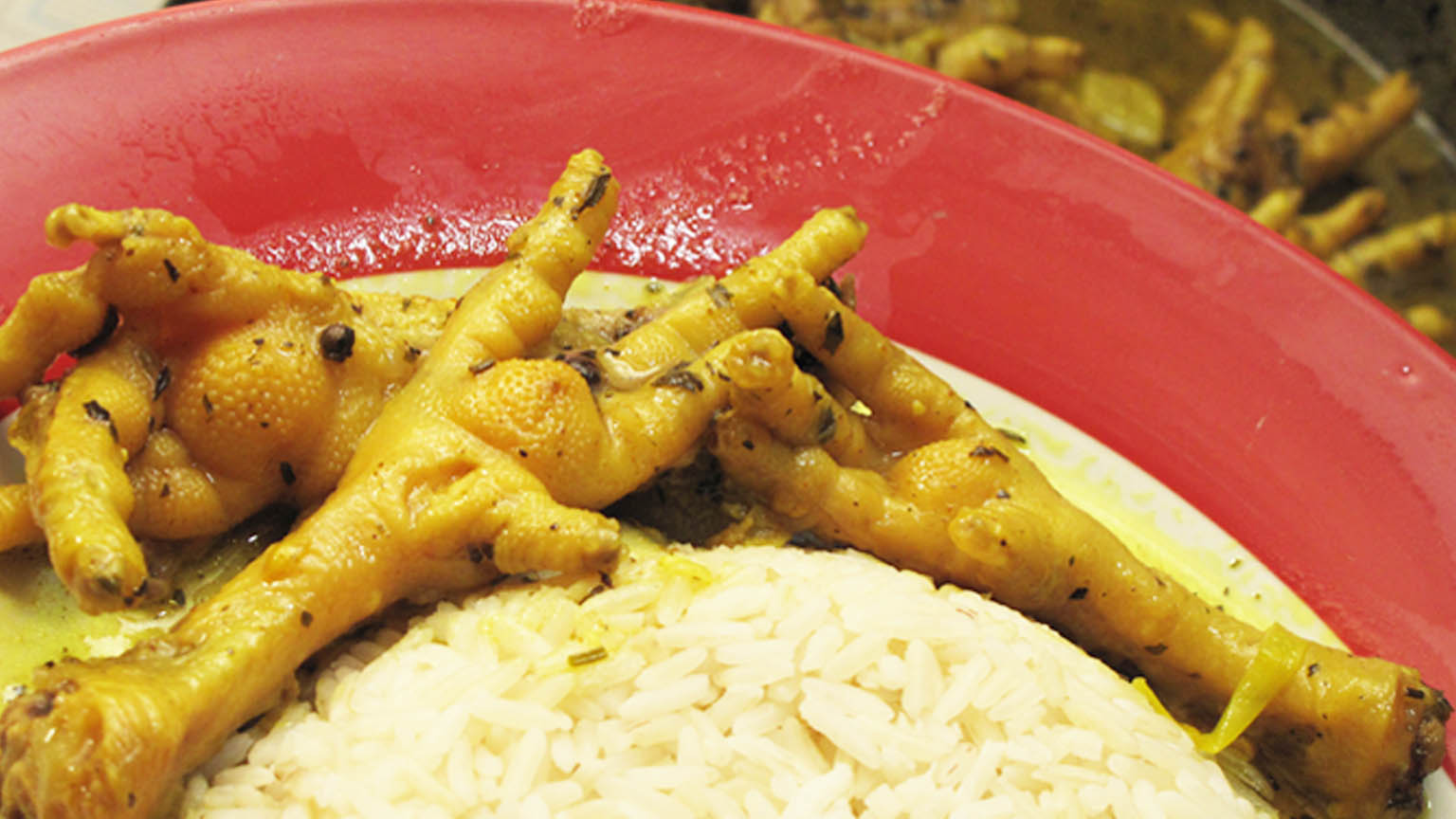 Chicken's Feet Curry Stew