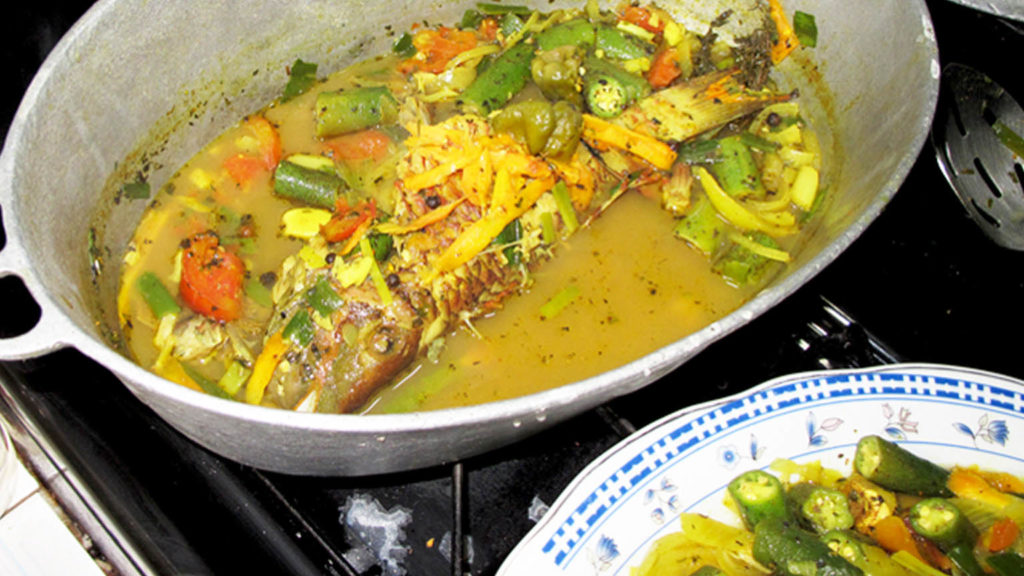 Curry Steamed Fish (style 3 of 4) – Jamaican Dinners