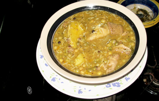 Green Peas or Gungo Peas Soup