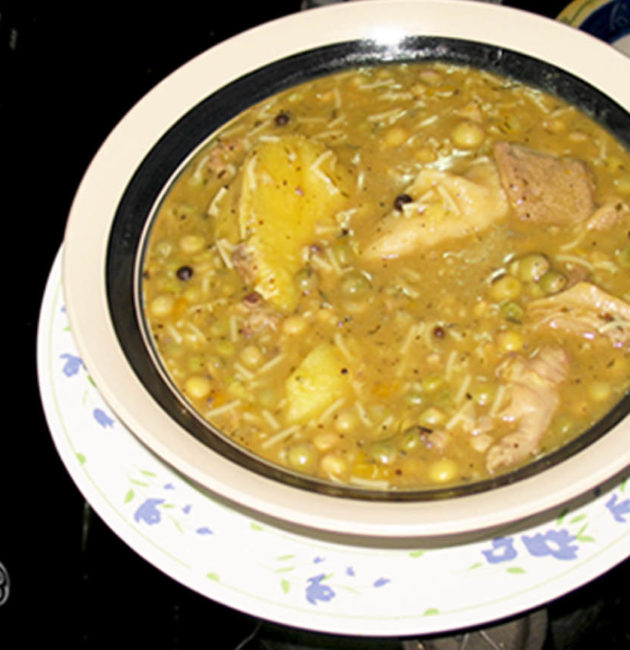 Green Peas or Gungo Peas Soup