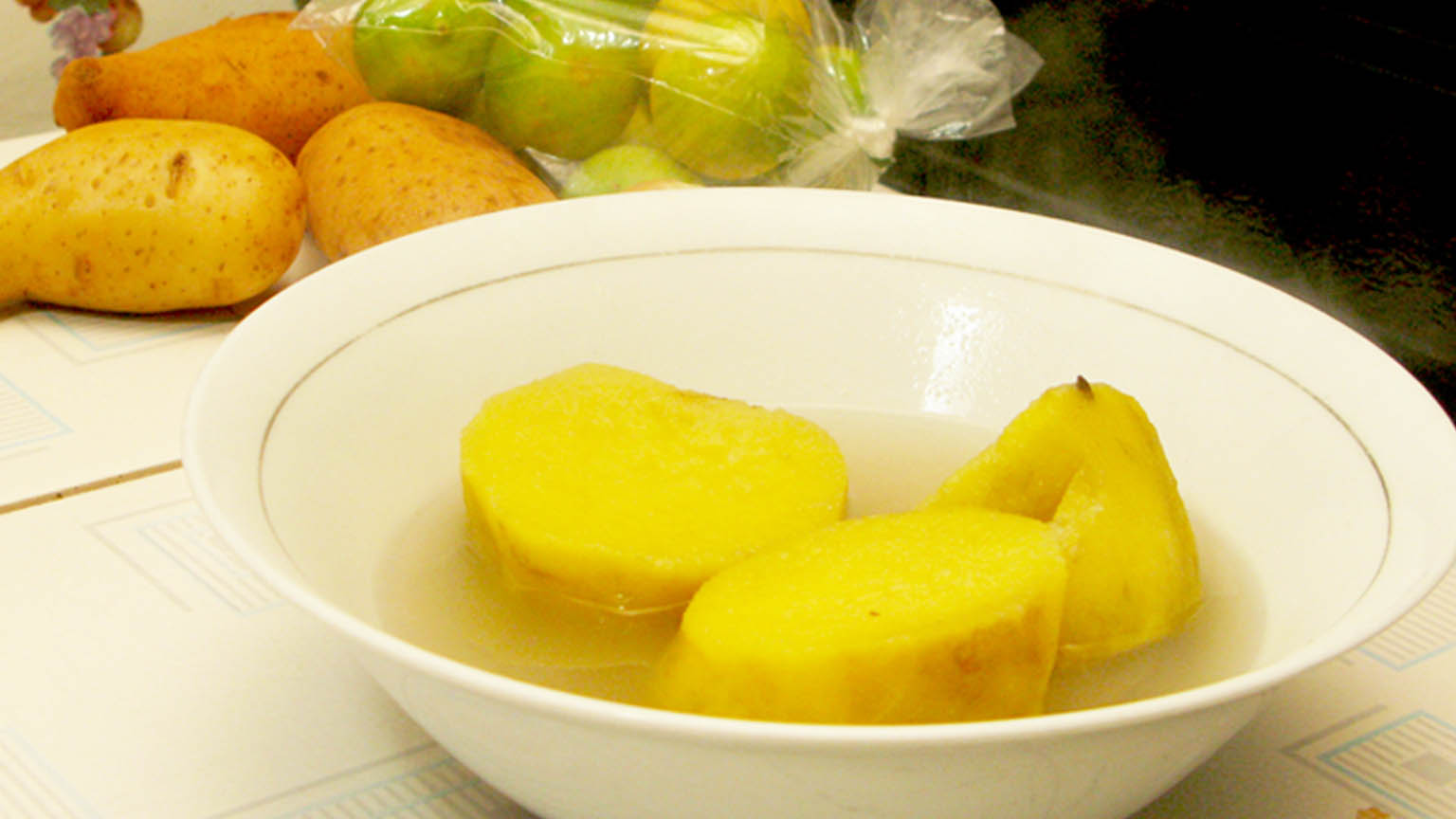 Boiled Yellow Yam – Jamaican Dinners