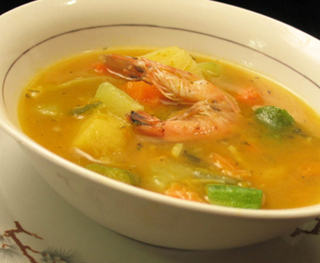 Janga Soup (Jamaican River Shrimps Soup)