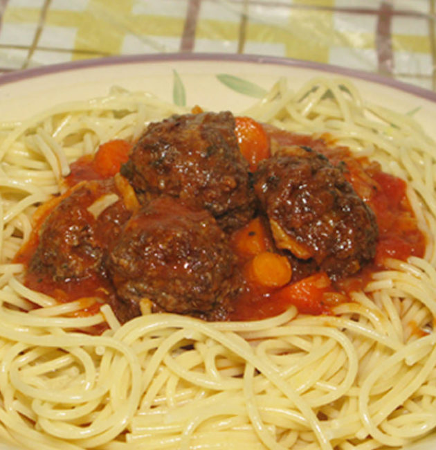 Meatballs Spaghetti