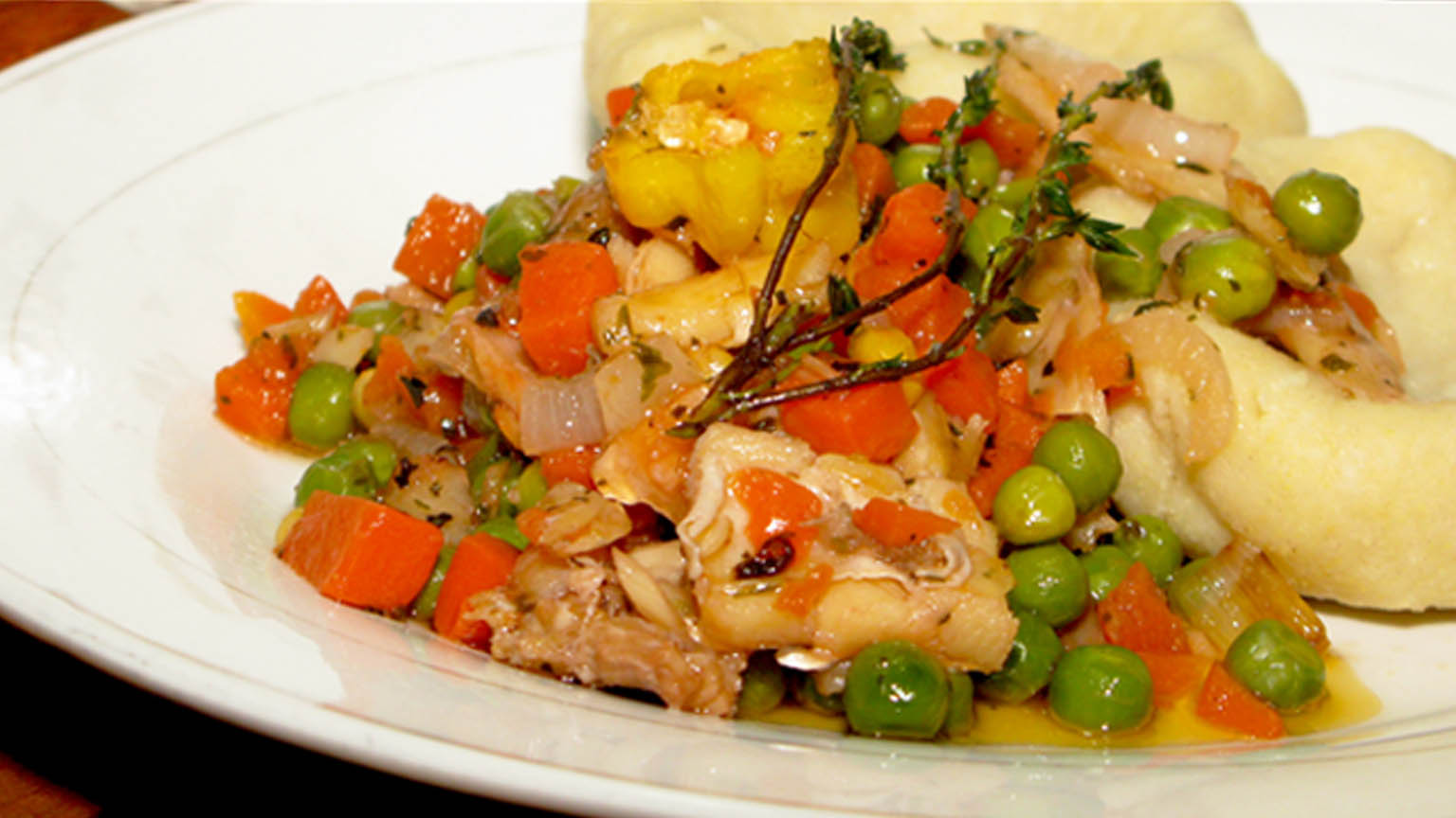 Mixed Vegetables Saltfish/Codfish Stew