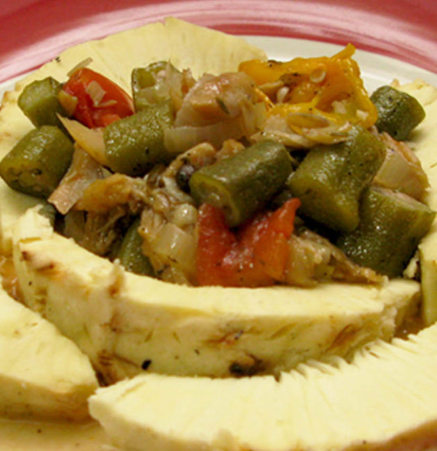 Okra & Saltfish/Codfish Stew