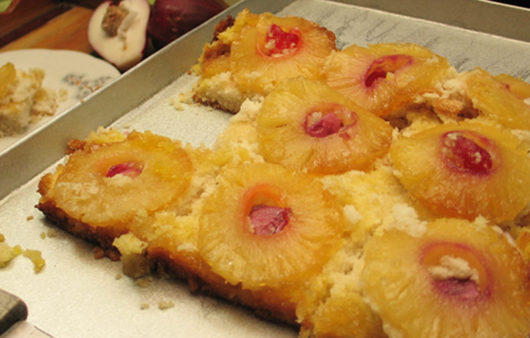 Pineapple Upside Down Apple Shortcake