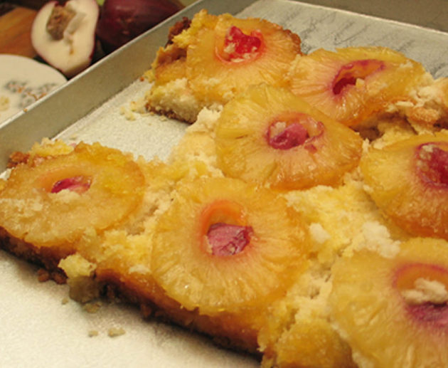 Pineapple Upside Down Apple Shortcake