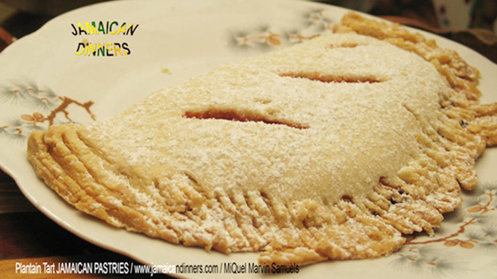 Plantain Tart Recipe Jamaican Dinners   Plantain Tart Pastries Baking Food Recipe MiQuel Marvin Samuels 1 1024x576 