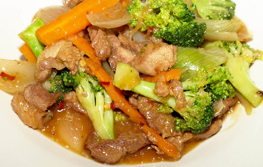 Pork Broccoli Oyster Sauce