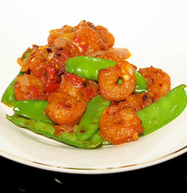 Shrimps Snow Peas Stir-fry