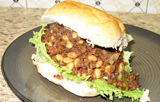 Soy Chunks or Veggie Chunks Sloppy Joe