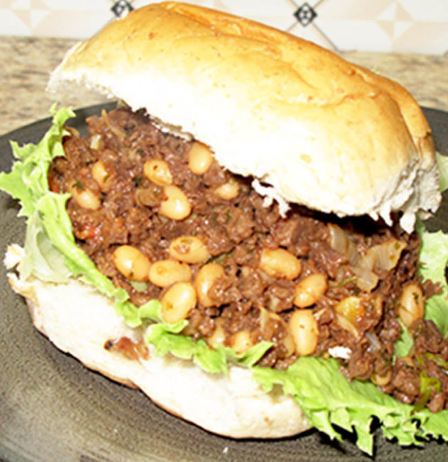 Soy Chunks or Veggie Chunks Sloppy Joe