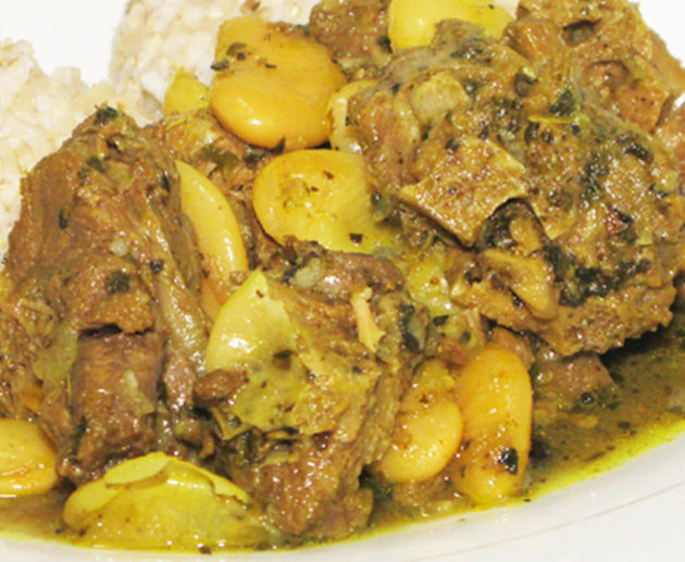 Turkey Neck Curry Stew