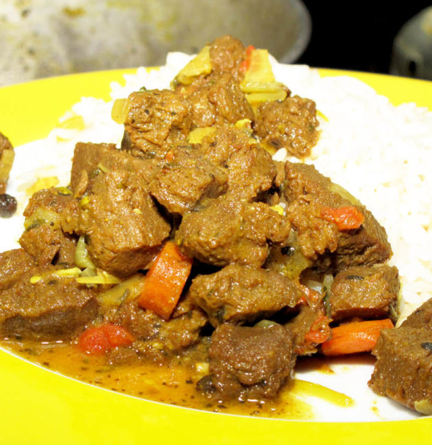 Curried Soy/Veggie Chunks