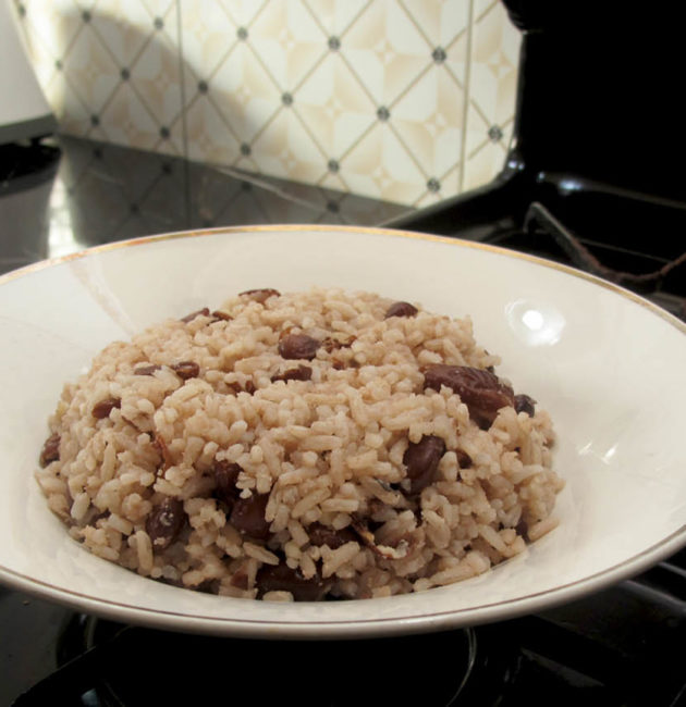 White Rice and Peas