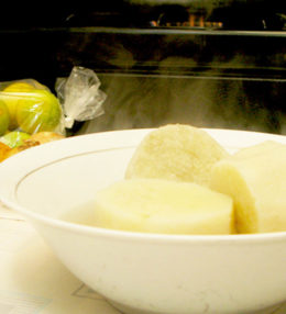 Boiled White Yam